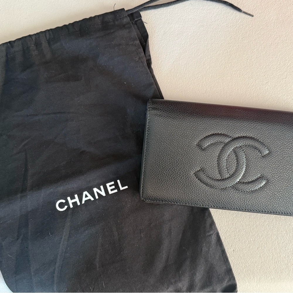 AUTHENTIC CHANEL Long Wallet